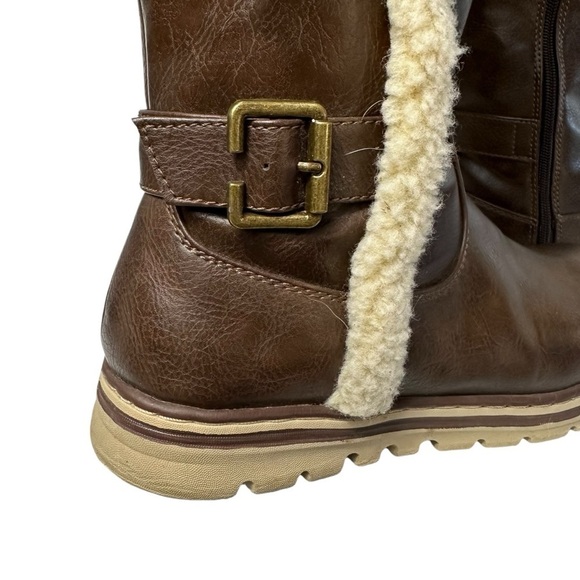 Cliffs by White Mountain Kesha Round Toe Brown Boots 10 - Picture 14 of 15